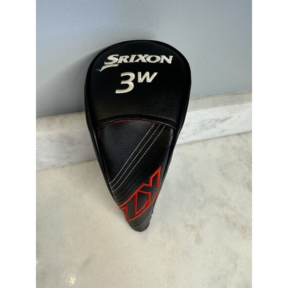 Srixon ZX 3W Fairway Wood Head Cover Black Red White Rebound Frame - Picture 1 of 7